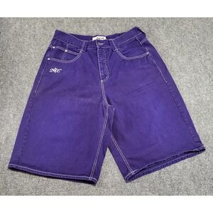 JNCO Vintage 90's USA Made Shorts 38W y2k USA Rave Hiphop Skate Purple